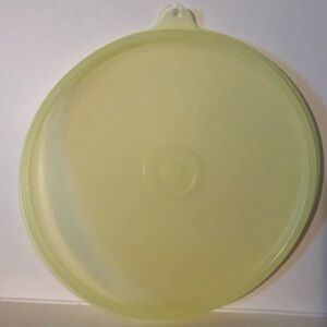 Vintage Tupperware Replacement Lid Seal Sheer Round #227 C Tab 6” YELLOW - USA